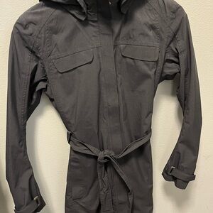 Womens Black REI Rain Jacket